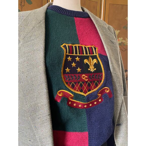 Vintage Pierre Cardin blazer in grey wool, size L - Picture 3 of 6